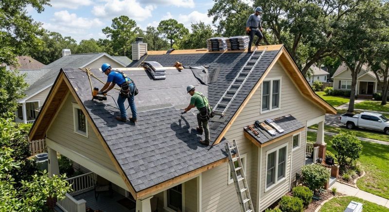 House Roof Installation